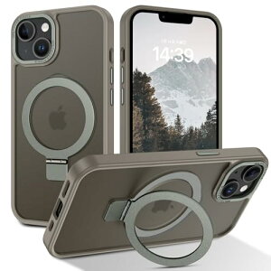 DUEDUE iPhone 13 Mini �P�[�X MagSafe�Ή� �A�C�t�H��13mini �P�[�X �}�O�l�b�g���� �X�^���h�@�\ 120°�J