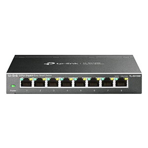 TP-Link �A���}�l�[�W�v���X�C�b�` �M�K�Ή� 10/100/1000Mbps 8�|�[�g �Ǘ��@�\�t �i�v TL-SG108E