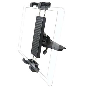 EXSHOW CD�X���b�g���[�}�E���g iPad�ԍڃz���_�[ ��CD�v���[���[���t���^�u���b�g�z���_�[ �Ў�ő��� 360�x��]�� iPad
