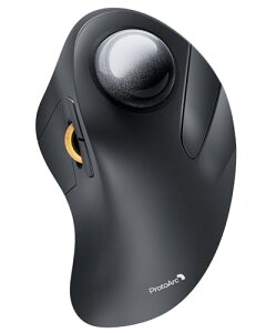 ProtoArc EM03 NL �g���b�N�{�[���}�E�X �l�����w �É� ���� 2.4G��Bluetooth���Ή� 3�䓯���ڑ� ���C�����X�}�E�X