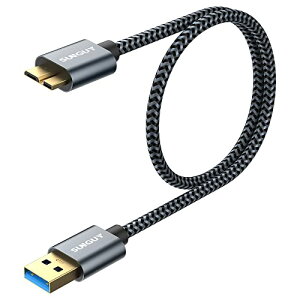 SUNGUY USB3.0 P[u MicroB 0.5M ^CvAIX - }CN^CvBIX USBP[u OtHDD/SSD n[
