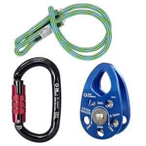 GM CLIMBING CE UIAA �F�� �q�b�` �X���b�N�e���f�B���O �v�[���[ �L�b�g�Z�b�g 30kN�}�C�N���v�[���[ �{�[���x�A�����O�^