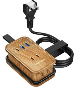 �����R�[�h �^�C�vc NVEESHOX 1m �d���^�b�v usb�t�� �R���Z���g�^�b�v 3��AC�������i AC 100V�`240V 2400W�j