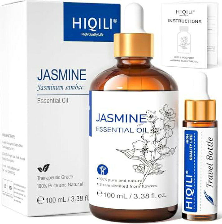 楽天市場】HIQLI ジャスミン エッセンシャルオイル 100ml 天然100 