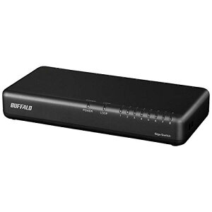 obt@[ BUFFALO GigaΉ vX`bN➑ d 8|[g LSW6-GT-8NP/BK ubN XCb`Onu }O