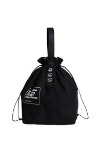 保冷 保温 綿100%のキャンバス生地 ランチバッグ-内側断熱アルミウール綿 大容量/便利/シンプル/ファッション/無地で でシンプルな 巾着バ