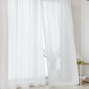 �J�[�e����������V���v���~���[���[�X�J�[�e�� �z���C�g�� ��100cm x��98cm 2���g �����ɂ��� �~���[ UV�J�b�g �􂦂� �A�W���X�^