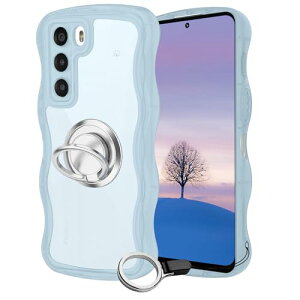 ZTE Nubia S 5G A403ZT �P�[�X �u���[ �E�F�[�u �����O�t�� TPU�g��̃o���p�[ ������ �X�}�z�P�[�X ���킢�� ���˂���