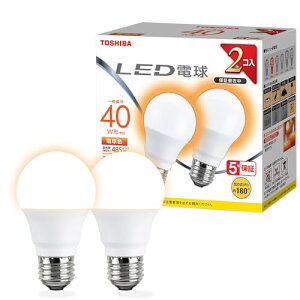 TOSHIBA(����) LED�d�� E26 A�` 40W���� �L�z�� �d���F 2P �����Ή� LDA4L-G/K40V1RP