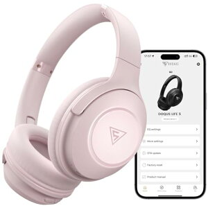 DOQAUS(�h�J�A�X) �w�b�h�z�� Bluetooth5.3 ���C�����X �ő�70���ԘA���Đ� 3EQ���[�h �L���������p AAC�Ή� �}���`
