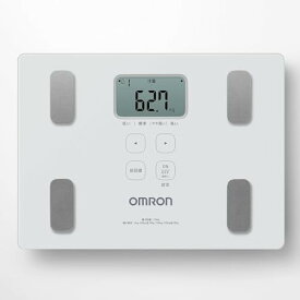 オムロン 体重 体組成計 カラダスキャン ホワイト KRD-103-W 自動認識 乗るだけで測定開始 A4サイズのコンパクト設計
