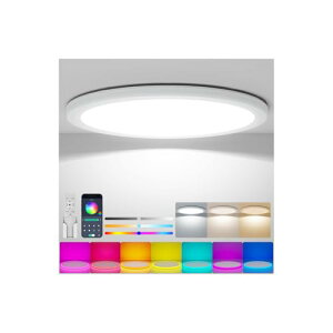 Coizabera LED�V�[�����O���C�g 10�� 5200LM �Ԑڌ�RGB �������F �ɔ��^ �V��Ɩ���� ������� �d�C �u���� ���͋C��