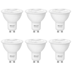 DiCUNO LED�d�� GU10���� �����F 50W�`�n���Q������ 5W LED�X�|�b�g���C�g 500lm 5000K �L�p ���P�x �ȃG�l