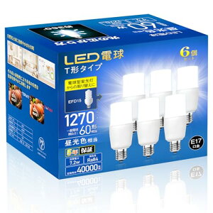 LEDd e17 T`^Cv 60w/100w` F 1270lm S^Cv F ȃGl PSEF؍ς fMގ{H