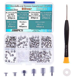 Zmbroll M.2 SSD ���t���l�W �V���o�[ �m�[�g�p�\�R�� �l�W m.2 �X�^���h�I�t�ƃl�W M2 �}�U�[�{�[�h �X�^���h�I�t �m�[