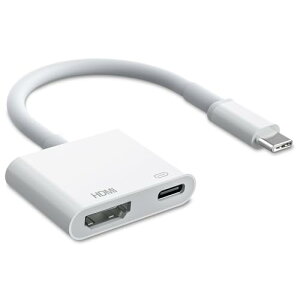 2in1 HDMI USB C ϊA_v^ 4K ^Cvc hdmi ϊ iPhone HDMI ϊP[u }[d dsv ݒsv