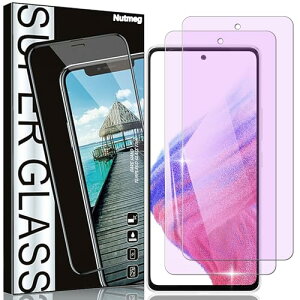 Nutmeg2ZbgΉ Galaxy A53 5G KXtB u[CgJbg{ɎqfސMNV[A53 یtB SC
