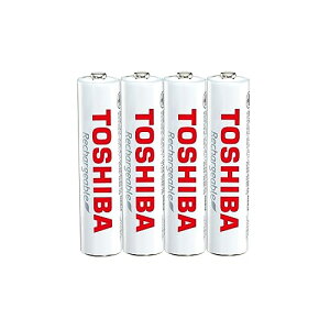 東芝 充電式ニッケル水素充電池 単4形(4本入り) 繰返し充電1000回 TNH-4ME(WB) 4P