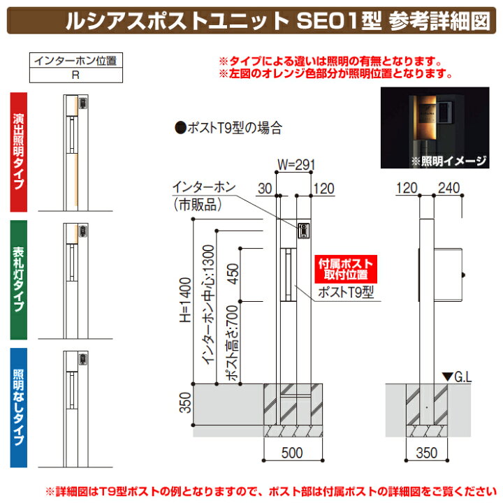 楽天市場 門柱 ポスト 機能門柱 ルシアスポストユニット Se01型 照明なしタイプ 本体 アルミ色 T9型 後出し Ykkap Umb Se01 郵便ポスト 郵便受け 機能ポール 一戸建て用 屋外 一体型 サンガーデンエクステリア