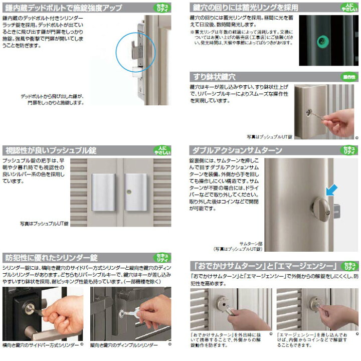 楽天市場】LIXIL リクシル TOEX 門扉 取っ手 レバー 錠前 ZAII型錠 ZA2 
