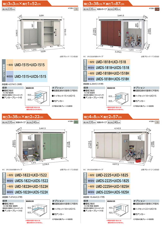 楽天市場】《見積歓迎》【無料☆特典付】エルモ コンビ 中・大型物置 