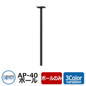 郵便ポスト 郵便受け ポスト関連商品 三協アルミ AP-40 ポール建て用ポール イメージ:ジェーブラック ポール式ポスト おしゃれ クール シンプル 戸建て 玄関 庭 かわいい 宅配 新居 新築 エ