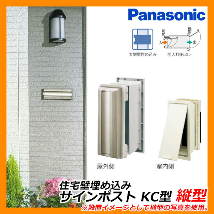 楽天市場】郵便ポスト 郵便受け 埋め込み式ポスト サインポスト 住宅壁 