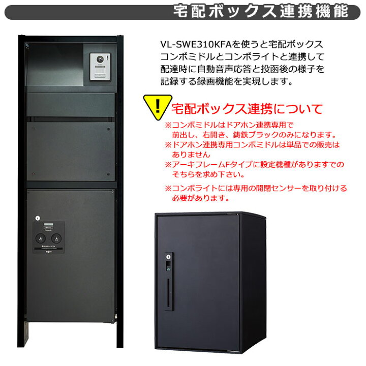 楽天市場】パナソニック テレビドアホン VL-SWE310KFA 子機：VL-V572AL 