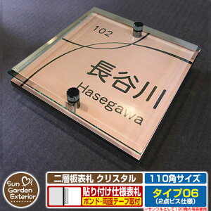 �y���S�ۏؕt�z�y���N�L�O���� �|�C���g5�{�z��w�\�D �N���X�^�� Type06�F2�_�r�X�d�l�y�T�C�Y�F110×110mm�z �C���[�W�摜�FB�W���Z��p�i2�u�����Y�j YKKap ���V�A�X�|�X�g���j�b�g �O���A
