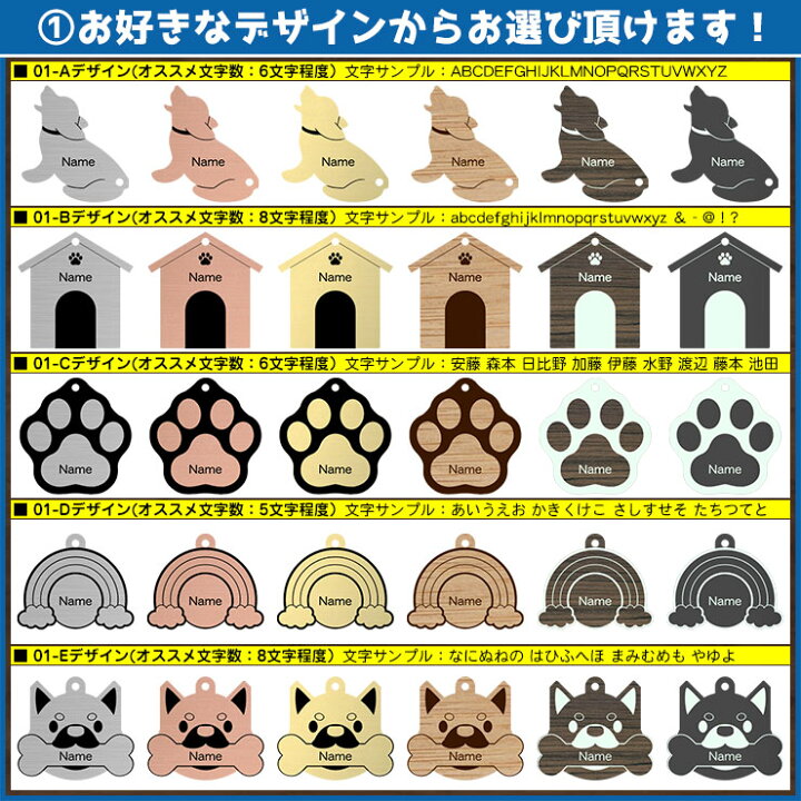 楽天市場 アクリル表札 ネームプレート 二層板表札 ぷちタグ Type01 サイズ 約30mm イメージ画像 Jデザイン ドッグタグ 名入れ アクセサリー キーホルダー ストラップ 犬 サンガーデンエクステリア