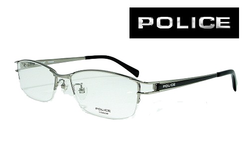 POLICE 眼鏡フレーム VPL174J-568 チタン メンズ レディス