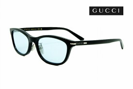 GUCCI カスタムサングラス GG2003OJ-001 (53SIZE) BLUE 可視光線透過率75% メンズ レディス ブラックフレーム アジアンフィッティング 国内正規品フレームにCRレンズを装着【あす楽】
