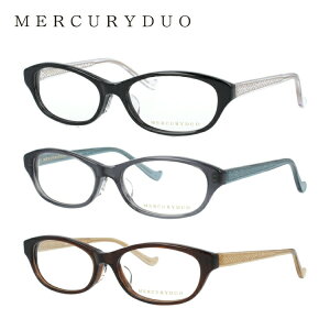 メガネ 眼鏡 度付き 度なし おしゃれ MERCURYDUO マーキュリーデュオ MDF8012 全3色 52サイズ オーバル型 レディース 女性 UVカット 紫外線 ブランド サングラス 伊達 ダテ|老眼鏡・PCレンズ・カラ