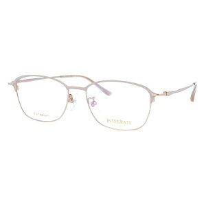 インテグレート メガネフレーム 伊達メガネ アジアンフィット(フルフィット) 調整可能ノーズパッド(クリングス) INTEGRATE IGF 8151 53サイズ 全3カラー スクエア型 ユニセックス メンズ レ