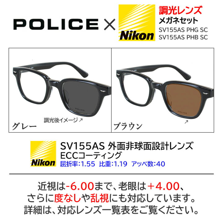 楽天市場】調光サングラス 度付き 度なし 調光レンズ クリア グレー調 