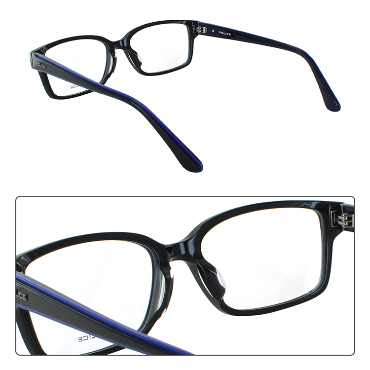楽天市場】ポリス メガネフレーム 眼鏡 度付き 度なし レンズセット