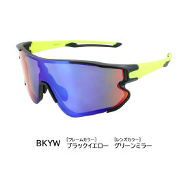 サングラス メンズ レディース 偏光サングラス スポーツ UVカット ミラーレンズ 偏光レンズ イエローレンズ 夜間対応 インナーフレーム 付き xq548 運転 野球