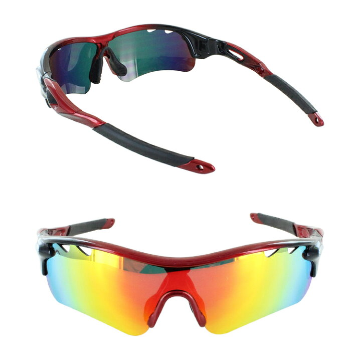 激安挑戦中 新品 Polarized 偏光サングラスレッドミラーモデル スポーツドライブ 新品●Polarized 偏光サングラスレッドミラーモデル スポーツドライブ