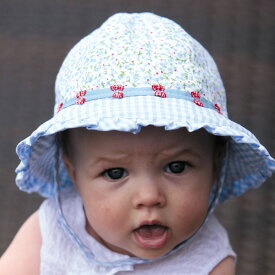 ベビー 帽子 UVカット 赤ちゃん uv 帽子 乳児 乳幼児 男の子 女の子 ハット 紫外線対策 43cm / 46cm 2ヶ月〜10ヶ月 0歳〜1歳