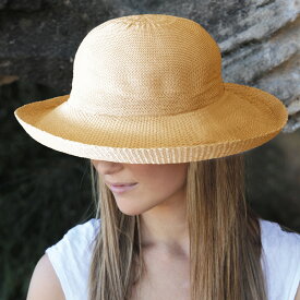 UVカット 帽子（女性用） - レディース ハット - シルエットスタイル レデイース ladies レディス 夏 uv ウィメンズ カラー：ベージュ※紫外線カット(UVカット)最高値UPF50+ 母の日 ギフト