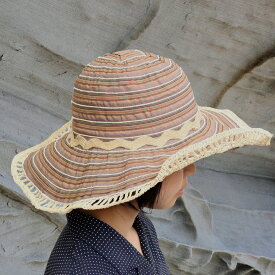UVカット 帽子（女性用） - レディース ハット つば広 ぼうし ツートーンリボン キャプリーヌ ladies レデイース ウィメンズ 女優帽 日よけ UVケア UV 春 夏 ※紫外線カット(UVカット)最高値UPF50+ 母の日 ギフト