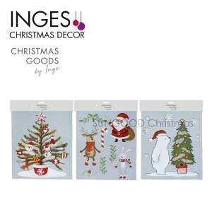 INGE-GLAS GOODS(�C���Q�O���X �O�b�Y)�h�C�c���A�� �E�C���h�E�X�e�b�J�[ �T���^�N���[�X �g�i�J�C ������ ���f�R���[�V���� ������ �C���e���A�V�[�� �}���`�J���[ 28.5cm �N���X�}�X�c���[ �I