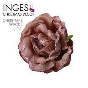 INGE-GLAS GOODS(�C���Q�O���X �O�b�Y)�h�C�c���A�� �N���b�v�t�����[�Y �e�L�X�^�C�� 12cm�m1�n�s���N �N���X�}�X�c���[ �I�[�i�����g �N���X�}�X�I�[�i�����g �k�� sungood �T���O�b�h 700001559�y120