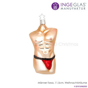 100116 INGE-GLAS(CQEOX)MANUFAKTUR(}jt@N`[)hCcA Manner-Torso [H][Yg\[ bh×ubNpc] CHRISTMAS VISIONSC NX}X NX}Xc[ I[ig