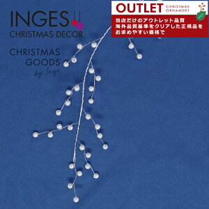 AEgbg 700001060[129002outlet] I[ig INGE-GLAS CHRISTMAS GOODS@C~e[Vp[ K[h 40cm 1 NX}Xc[ I[ig NX}XI[ig k TObh sungo