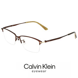 メンズ カルバンクライン メガネ ck21135a-200 calvin klein 眼鏡 【 度付き 対応 無料 】 度入り 度なし ダテ眼鏡 クリアサングラス 老眼鏡 対応可能 ck21135a 200 ナイロール ハーフリム 型 めがね カルバン・クライン チタン メタル フレーム