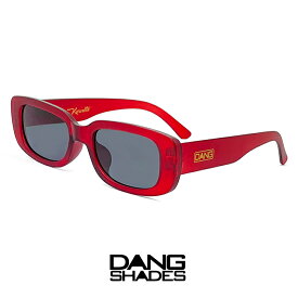 ダンシェイディーズ サングラス vidg00460 DANG SHADES KORVETTE Cherry Red x Dark smoke lens コルベット dangshades メンズ レディース ユニセックス モデル フレーム スクエア型 ファッション 個性的 おすすめ uv400 赤 レッド