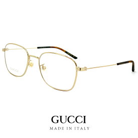 GUCCI グッチ メガネ gg0685oa 001 メンズ レディース ユニセックスモデル 眼鏡 [ 度付き,ダテ眼鏡,クリアサングラス,老眼鏡 として対応可能 ] スクエア 型 フレーム ゴールド カラー メタル フレーム アジアンフィット