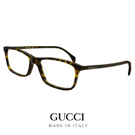 GUCCI グッチ メガネ gg0701oj 002 メンズ レディース ユニセックスモデル 眼鏡 [ 度付き,ダテ眼鏡,クリアサングラス,老眼鏡 として対応可能 ] ウェリントン 型 フレーム べっ甲柄 カラー アジアンフィット モデル