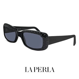 La Perla ラペルラ サングラス spe011 700 スクエア 型 レディース メンズ ユニセックスモデル フレーム イタリア製 ブラック